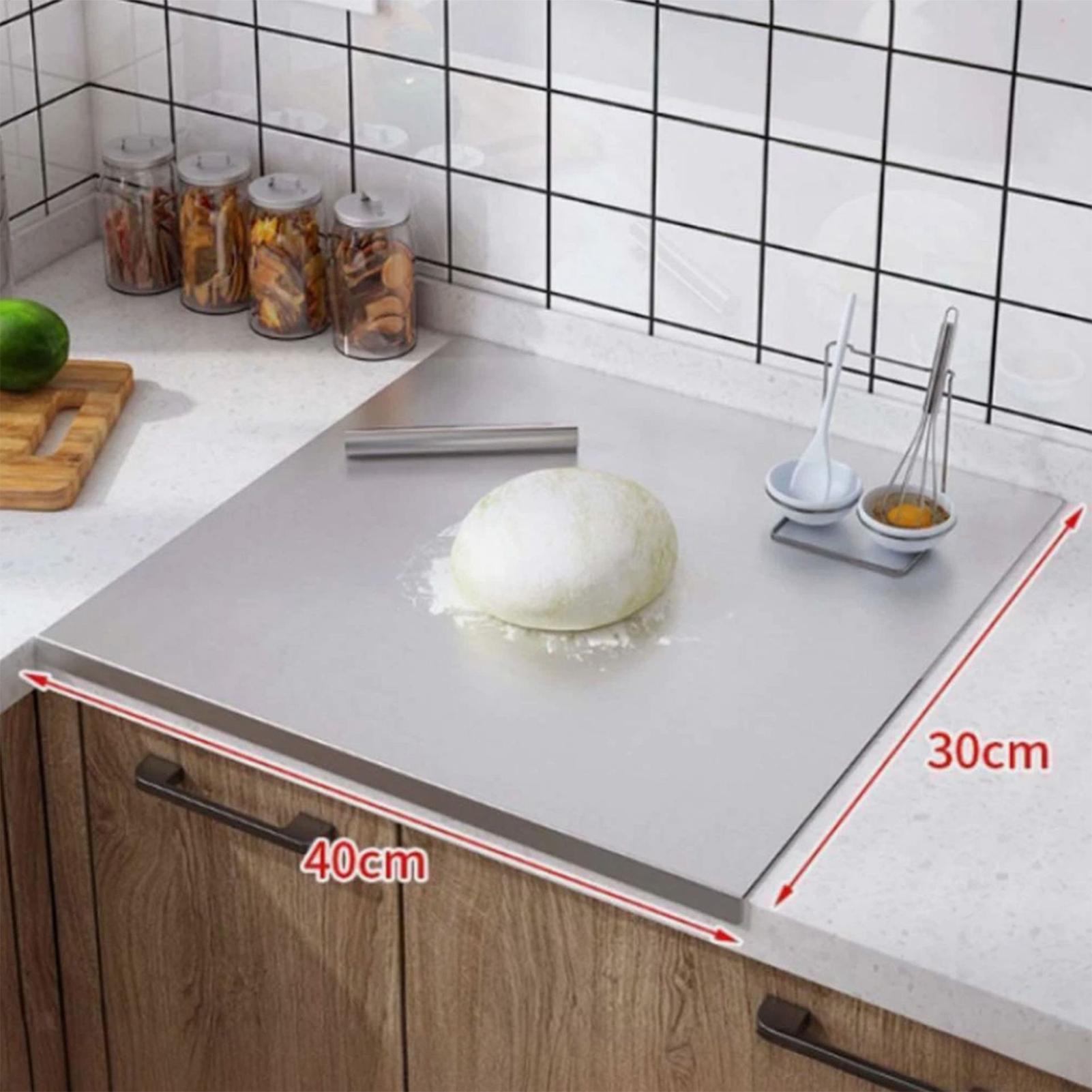 Meal Prep Kitchen - Papan Pemotong Daging Stainless Steel Anti