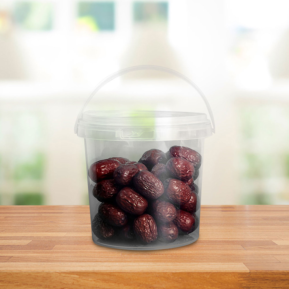 Meal Prep With Rice - 6 Buah Wadah Plastik Transparan untuk