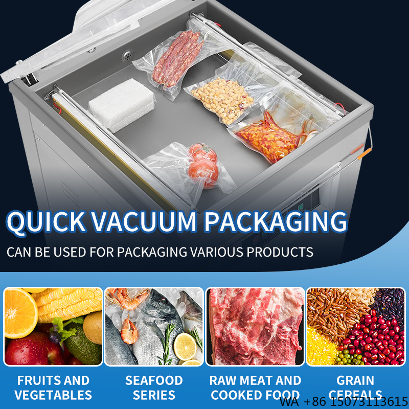 Meal Prep Kitchen - DZ-500 Mesin Pengemas Vakum Makanan Semi-Otomatis