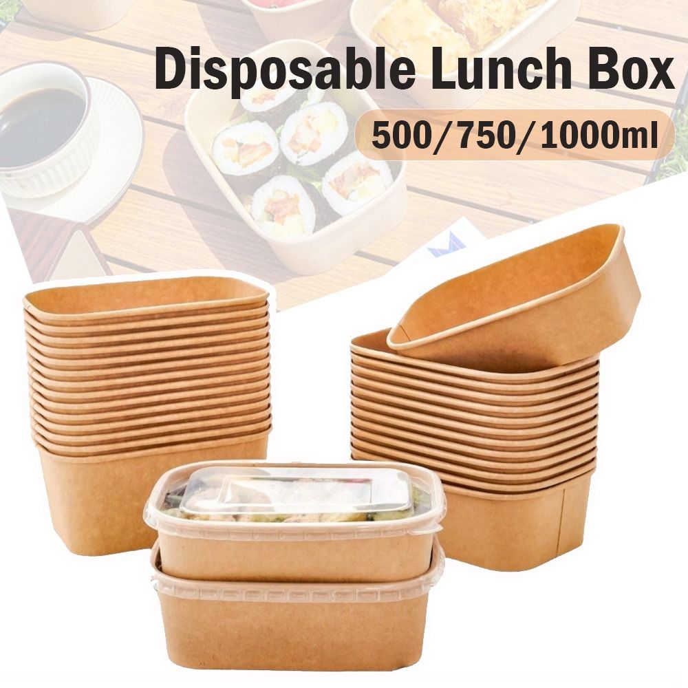 Meal Prep Bowl - 10 Buah/Set Kotak Makan Siang Sekali