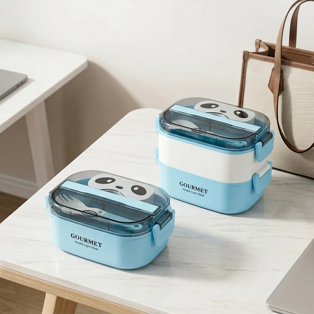 Kotak Bento Plastik yang Aman  - Meal Prep Or Prep Meal ulasan dan harga