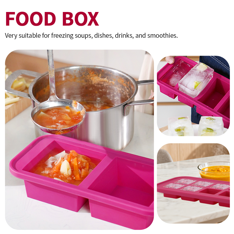 Set Cetakan Beku Silikon 2 ata - Meal Prep Template ulasan dan harga