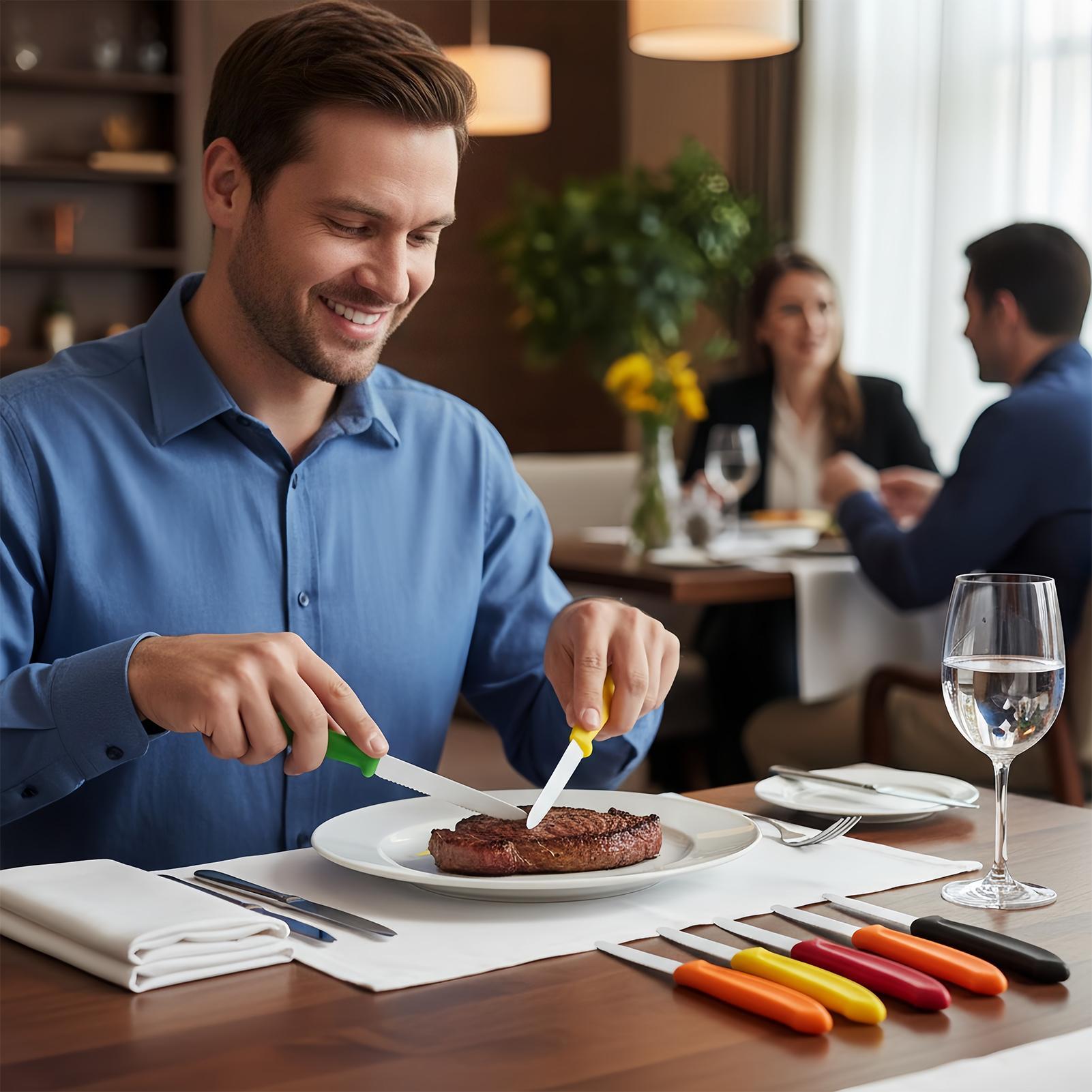 Pemotong Steak Bergerigi 5 Bua - Meal Prep Kitchen ulasan dan harga