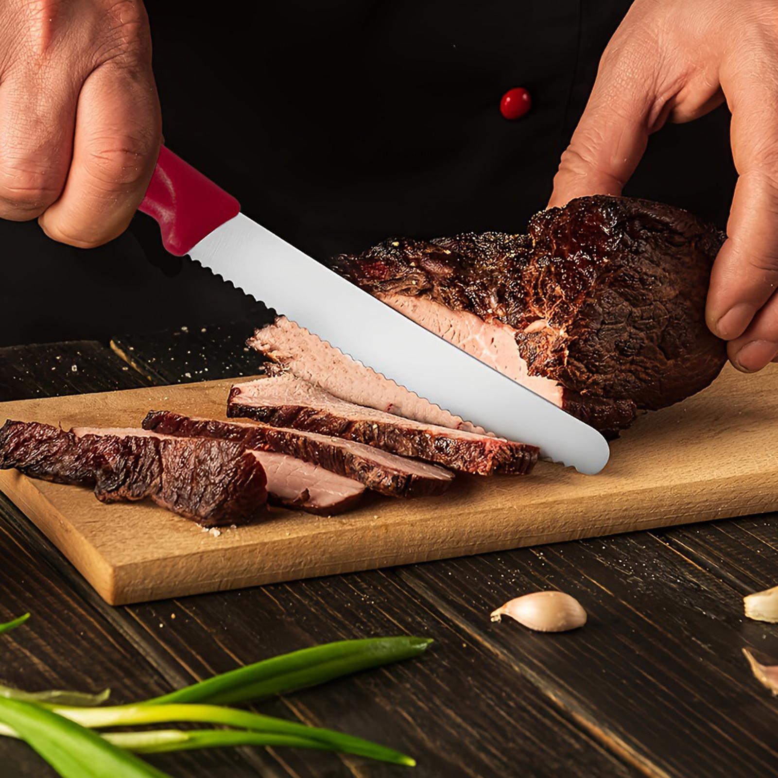 Pemotong Steak Bergerigi 5 Bua - Meal Prep Kitchen ulasan dan harga