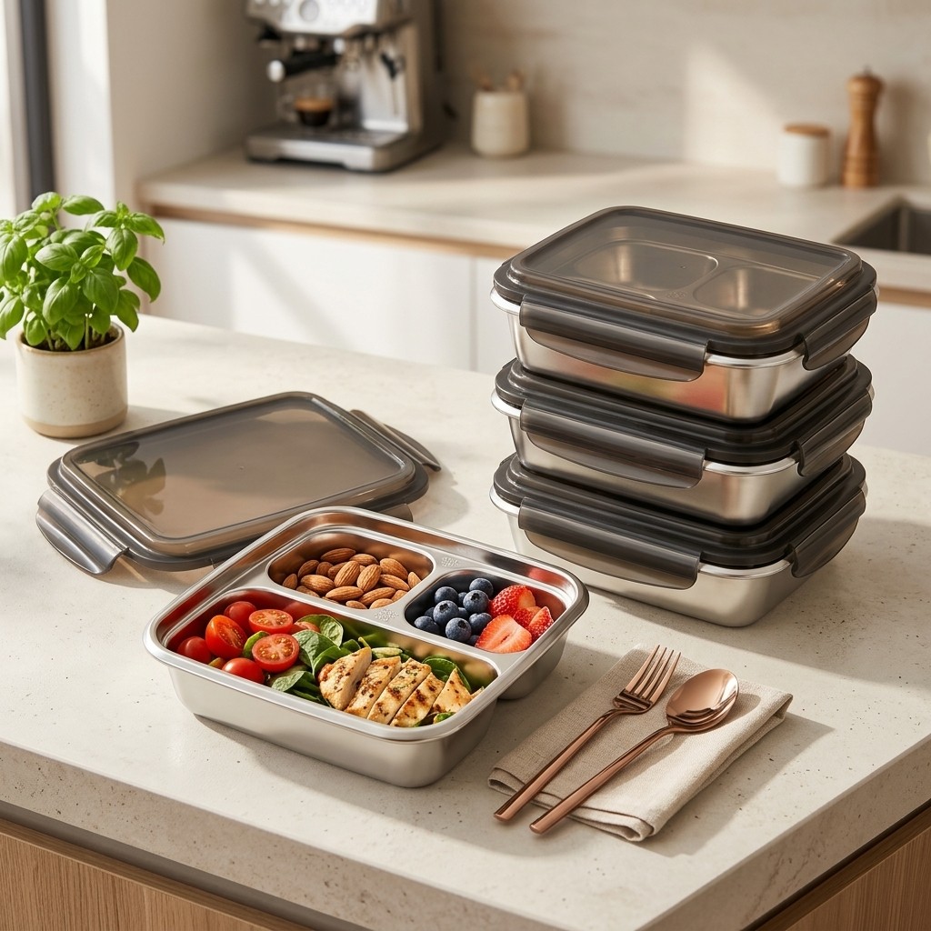 Wadah Makan Siang Kapasitas Be - Meal Prep Bowl ulasan dan harga