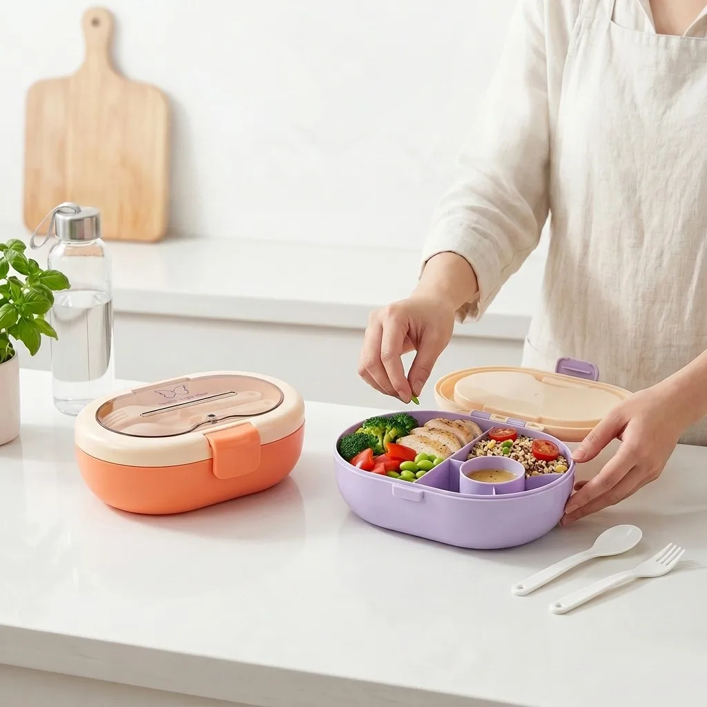 Kotak Bekal Bento Plastik Port - Meal Prep Or Prep Meal ulasan dan harga