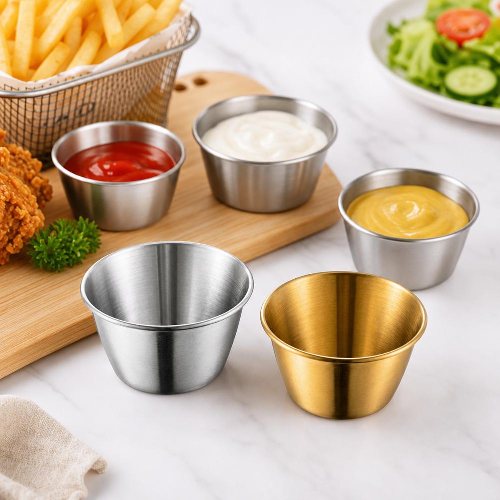 Cangkir Saus Stainless Steel,  - Sauce Dipping Cup ulasan dan harga