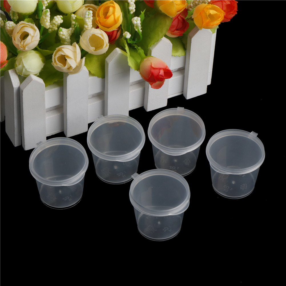 100 buah plastik kecil sekali  - Sauce Dipping Cup ulasan dan harga