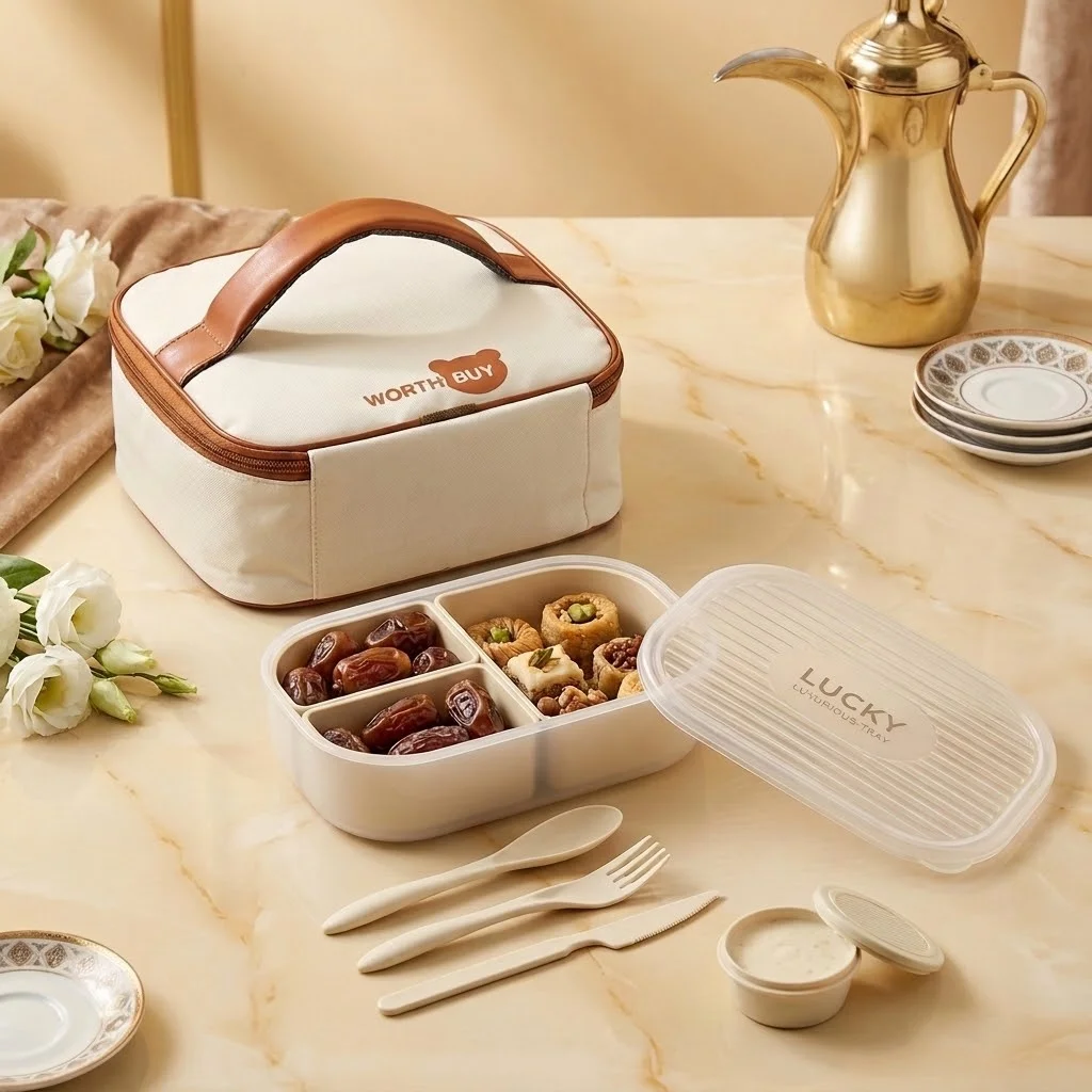 Kotak Bekal Plastik dengan 3 S - Meal Prep Or Prep Meal ulasan dan harga