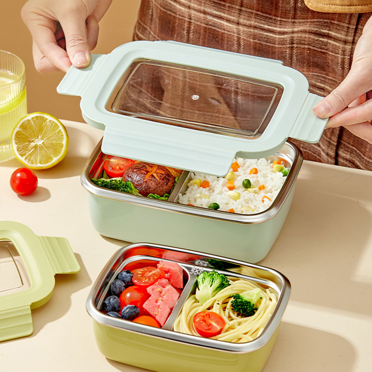 Kotak Makan Siang Kompartemen  - Meal Prep Bowl ulasan dan harga