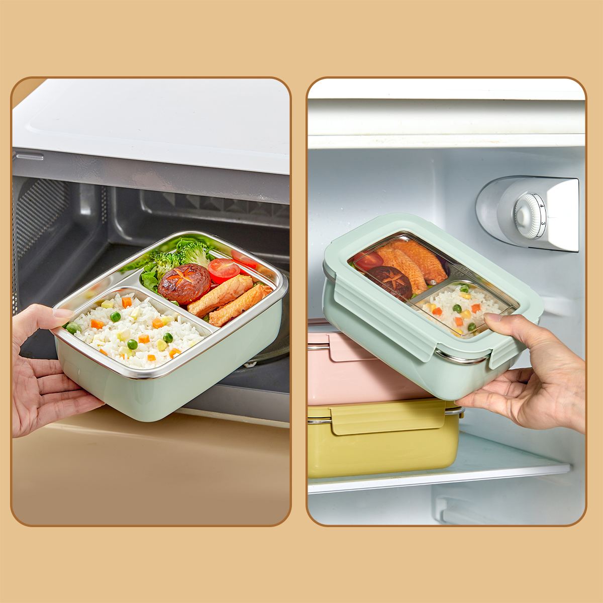 Kotak Makan Siang Kompartemen  - Meal Prep Bowl ulasan dan harga