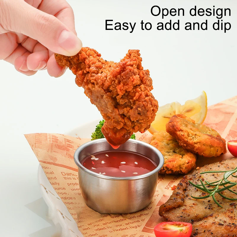 Mangkuk Celup Saus 304 Cangkir - Sauce Dipping Cup ulasan dan harga