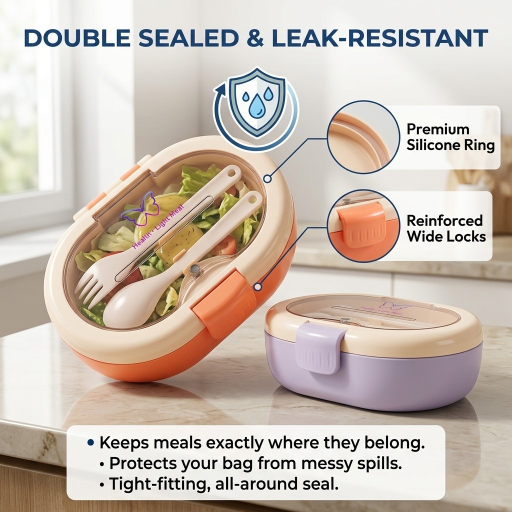 Kotak Makan Bento Plastik Anti - Meal Prep Or Prep Meal ulasan dan harga