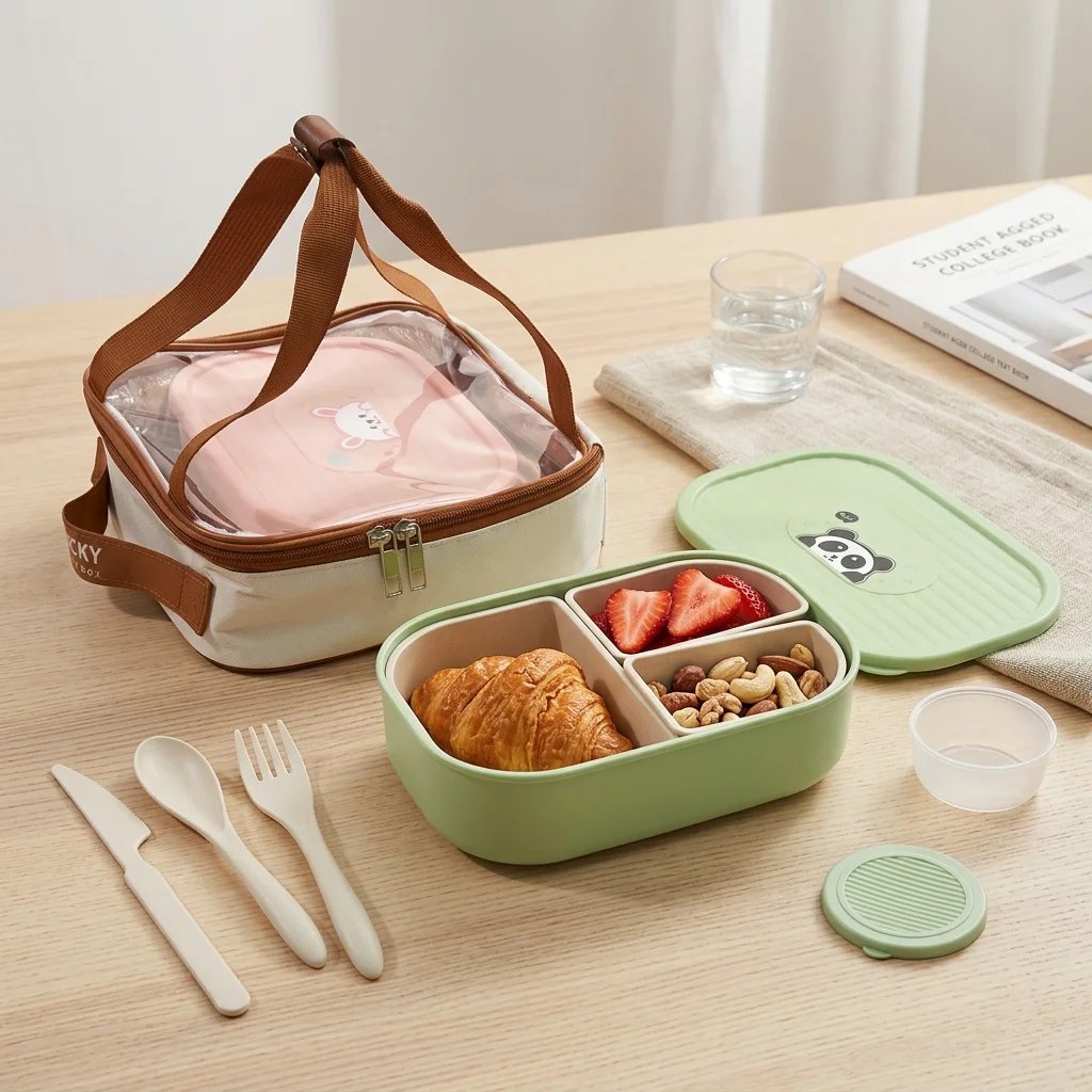 Kotak Bekal Anak dengan Tutup, - Meal Prep Or Prep Meal ulasan dan harga