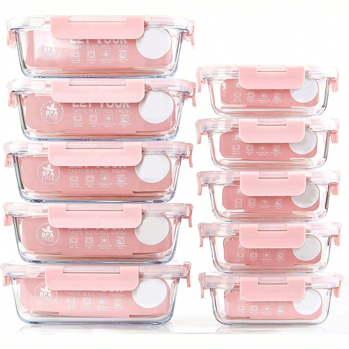 10 Wadah Makanan Kaca, Wadah P - Meal Prep Kitchen ulasan dan harga