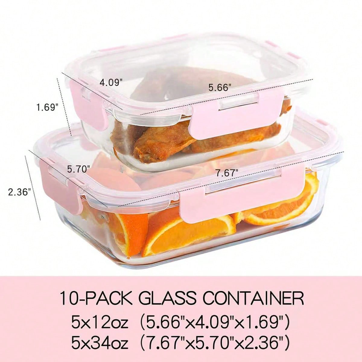 10 Wadah Makanan Kaca, Wadah P - Meal Prep Kitchen ulasan dan harga