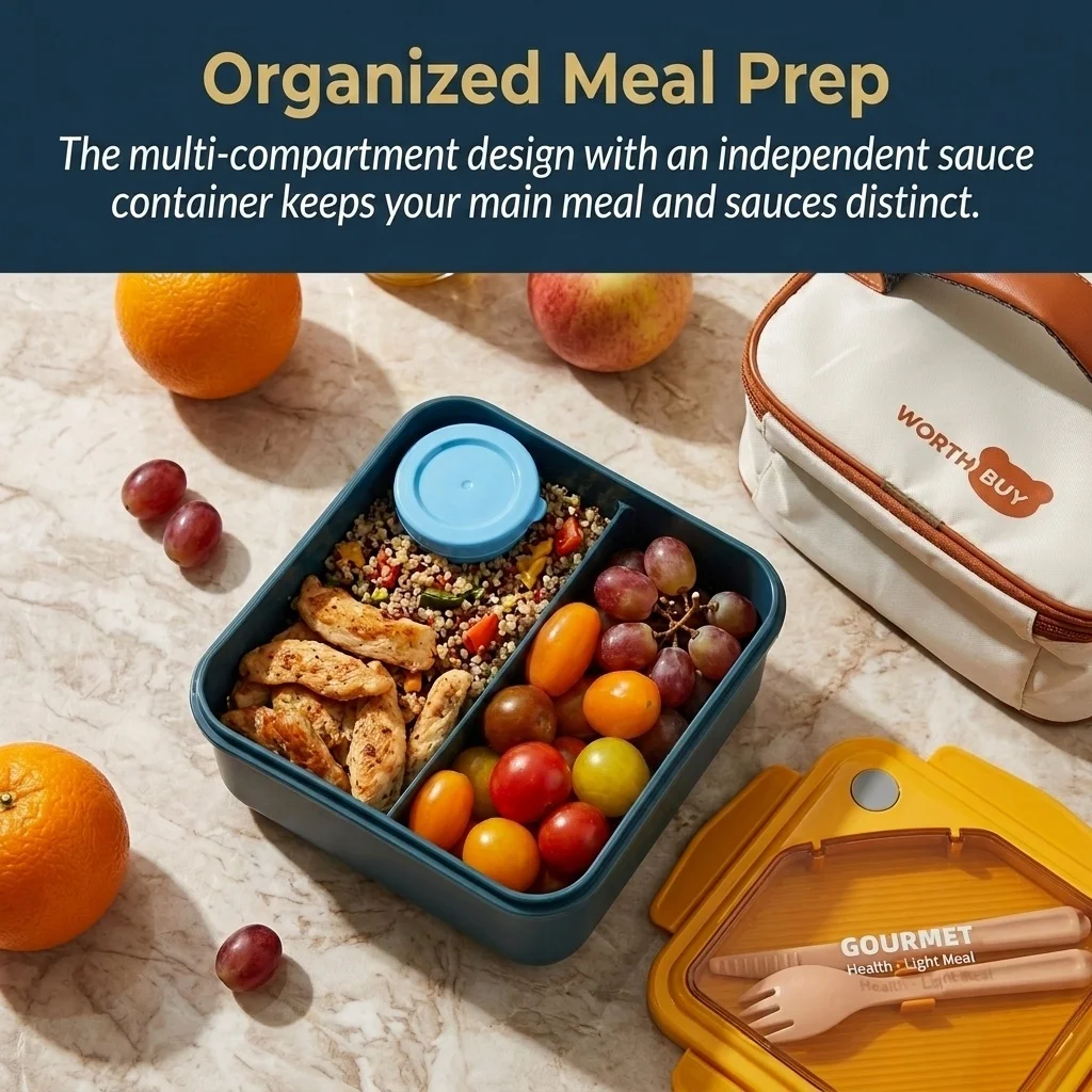 Kotak Makan Siang Bento Plasti - Meal Prep Or Prep Meal ulasan dan harga