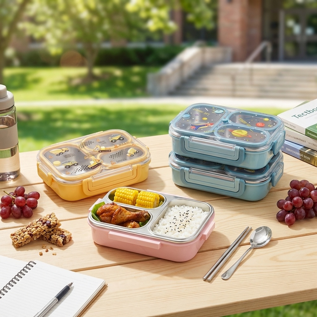 Kotak Makan Bento 900ML Lucu d - Meal Prep Bowl ulasan dan harga