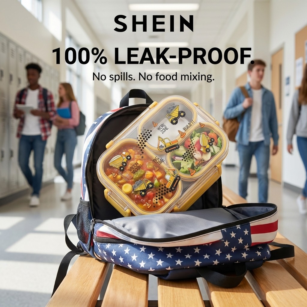 Kotak Makan Bento 900ML Lucu d - Meal Prep Bowl ulasan dan harga