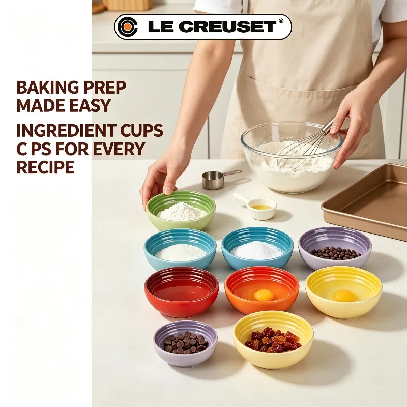 Set 6 Mangkuk Le Creuset Mini  - Meal Prep Kitchen ulasan dan harga