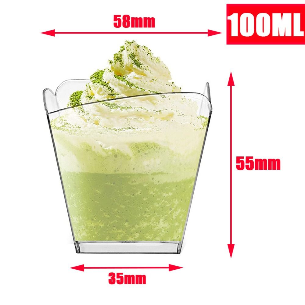 10 Buah Cangkir Yogurt Cangkir - Sauce Dipping Cup ulasan dan harga