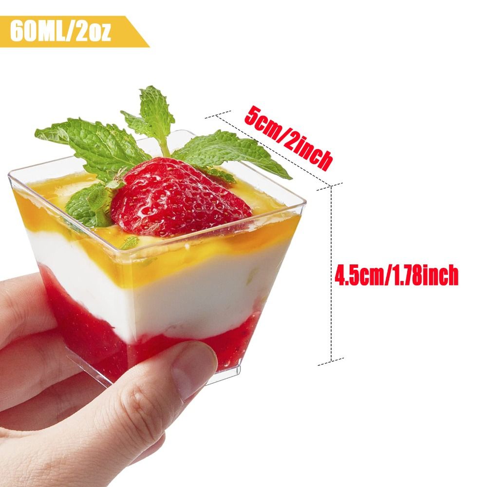 10 Buah Cangkir Yogurt Cangkir - Sauce Dipping Cup ulasan dan harga