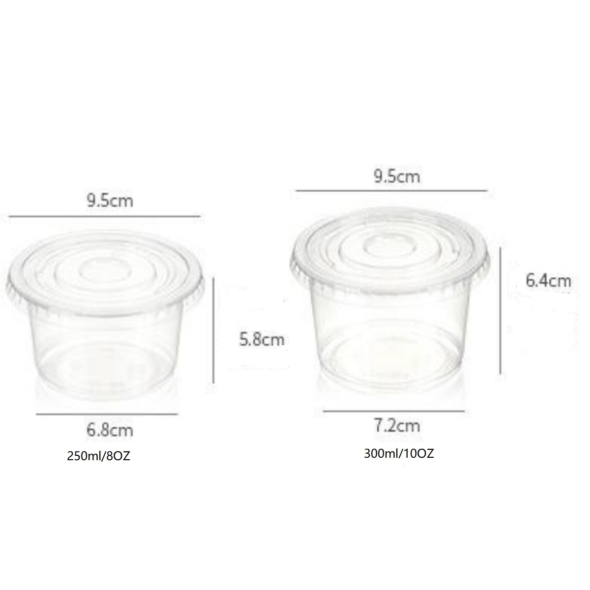 Cangkir Parfait Plastik 8/10OZ - Sauce Dipping Cup ulasan dan harga