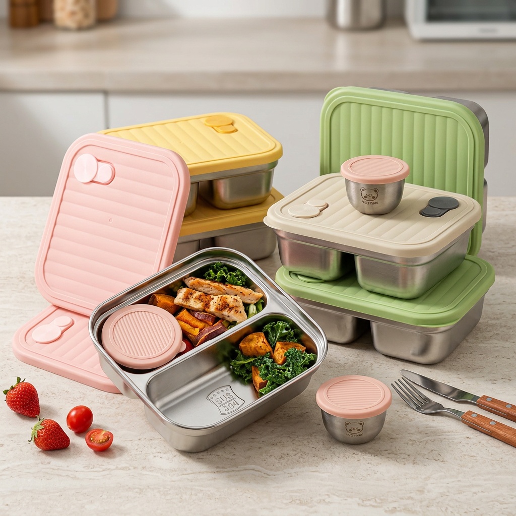 Wadah Makan Siang Stainless St - Meal Prep Bowl ulasan dan harga