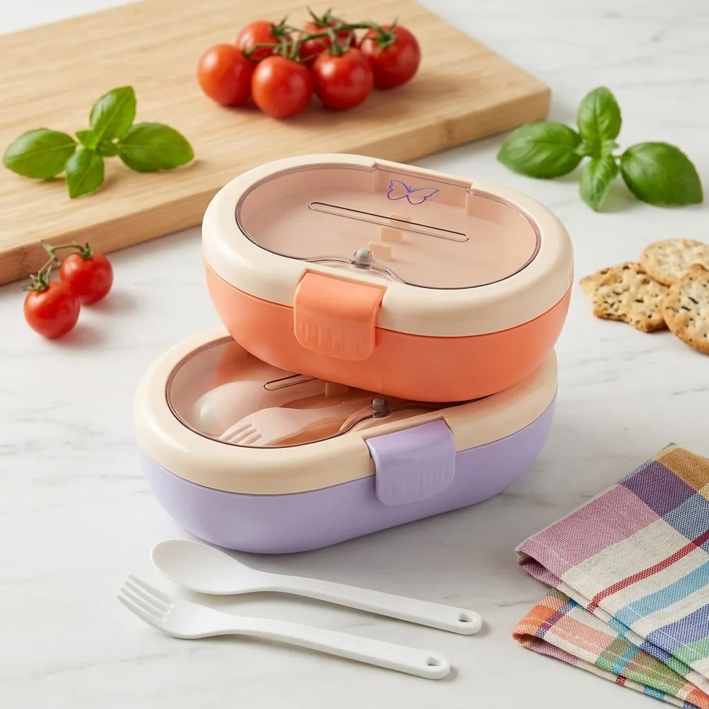 Kotak Bekal Bento Plastik deng - Meal Prep Or Prep Meal ulasan dan harga