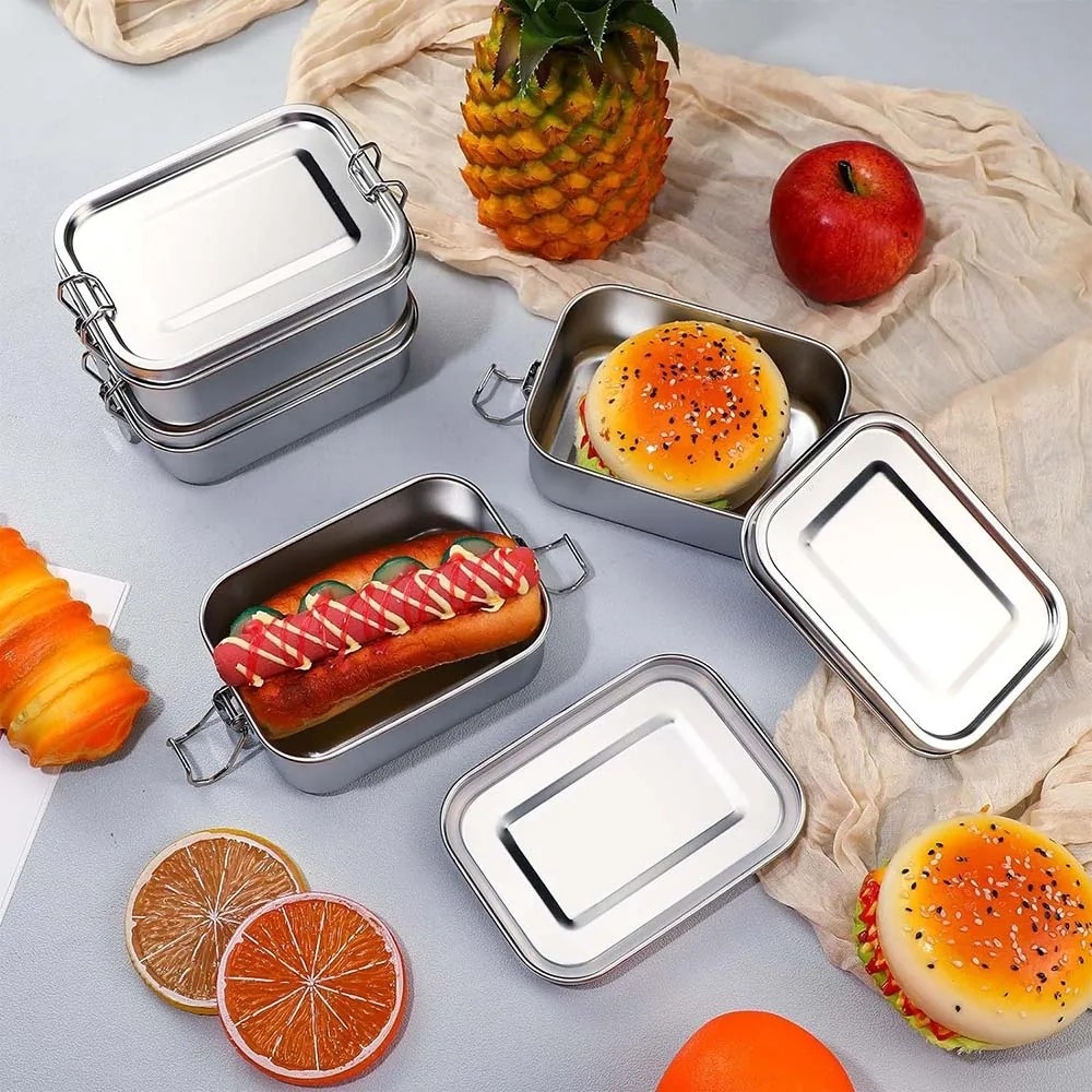 Kotak Bento Baja Tahan Karat K - Meal Prep Bowl ulasan dan harga