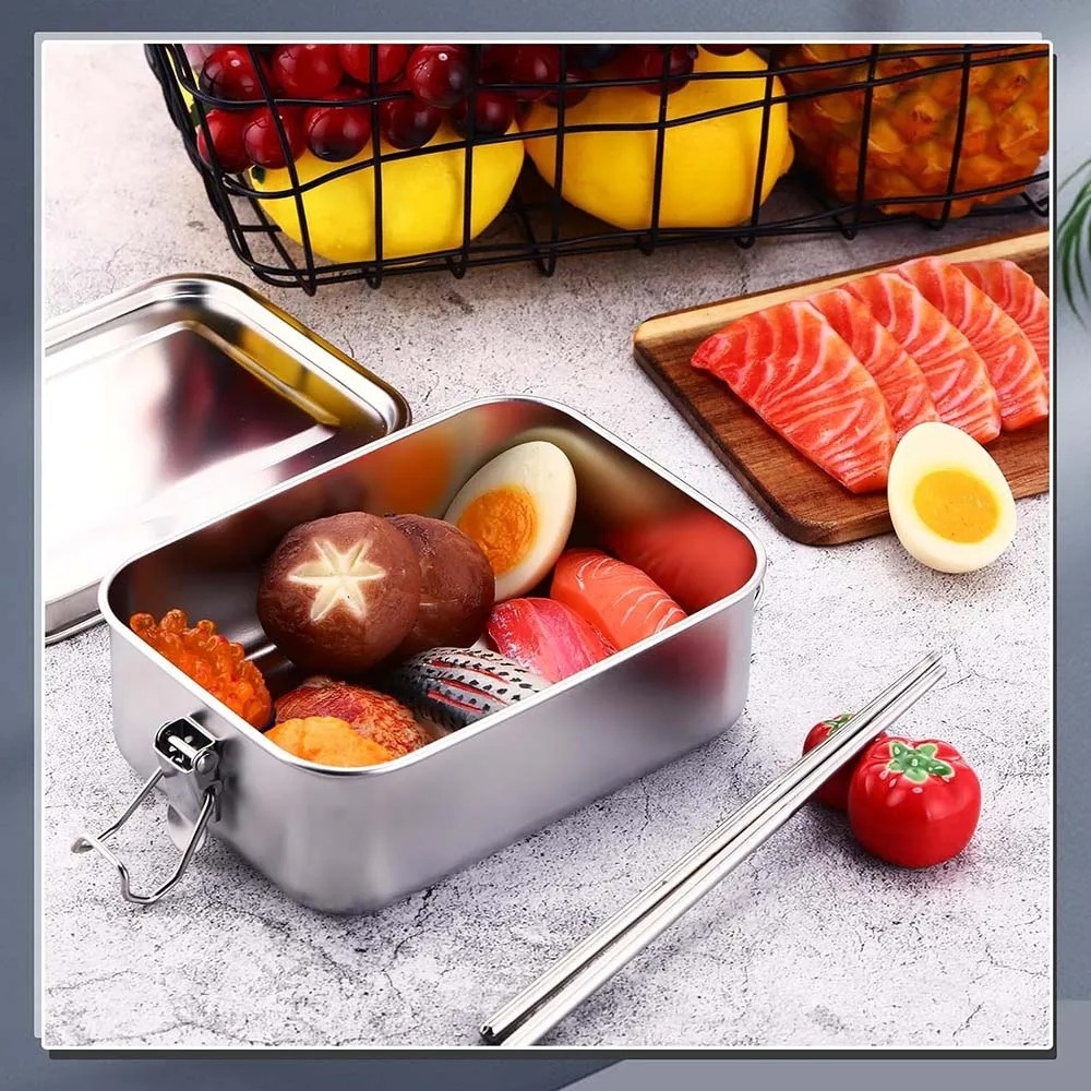 Kotak Bento Baja Tahan Karat K - Meal Prep Bowl ulasan dan harga